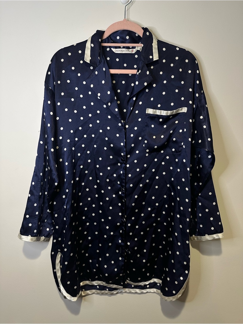 victoria’s secret polka dot nightgown